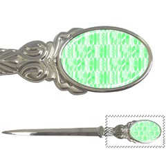 Bright Lime Green Colored Waikiki Surfboards  Letter Opener by PodArtist