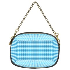 Oktoberfest Bavarian Blue And White Small Diagonal Diamond Pattern Chain Purse (one Side) by PodArtist