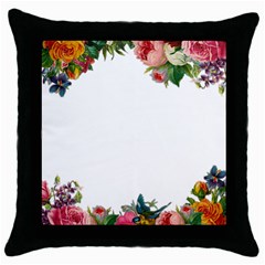 Flower 1770191 1920 Throw Pillow Case (black) by vintage2030