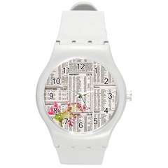 Background 1770129 1920 Round Plastic Sport Watch (m) by vintage2030