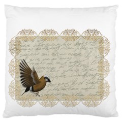 Tag Bird Standard Flano Cushion Case (one Side) by vintage2030