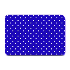 Little  Dots Royal Blue Plate Mats by snowwhitegirl