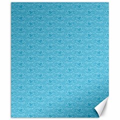 Retro Blue Pattern Canvas 20  X 24  by snowwhitegirl