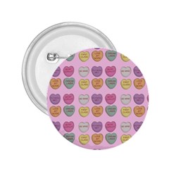 Valentine Hearts Pink 2 25  Buttons by snowwhitegirl