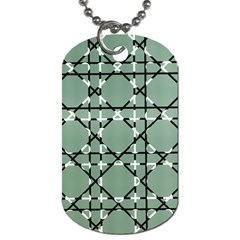 Pattern Graphics Figure Line Glass Dog Tag (one Side) by Sapixe