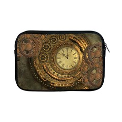 Awesome Steampunk Design, Clockwork Apple Ipad Mini Zipper Cases by FantasyWorld7