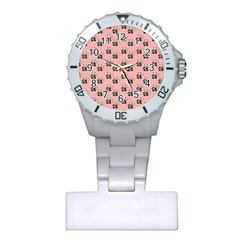 Panda With Bamboo Pink Plastic Nurses Watch by snowwhitegirl