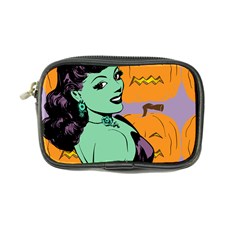 Zombie Retro Girl Coin Purse by snowwhitegirl