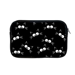 Cute Black Cat Pattern Apple Macbook Pro 13  Zipper Case by Valentinaart