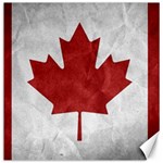 Canada Grunge Flag Canvas 12  x 12  11.4 x11.56  Canvas - 1