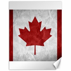 Canada Grunge Flag Canvas 12  X 16  by Valentinaart