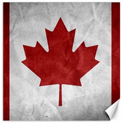 Canada Grunge Flag Canvas 16  X 16  by Valentinaart