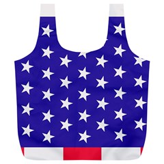 Day Independence July Background Full Print Recycle Bag (xl) by Simbadda