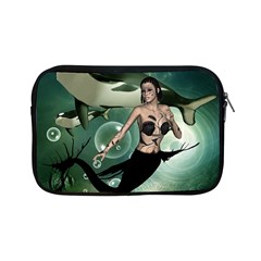 Wonderful Dark Mermaid With Awesome Orca Apple Ipad Mini Zipper Cases by FantasyWorld7