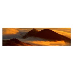 Fog Clouds Sea Of Fog Mountain Satin Scarf (oblong) by Celenk