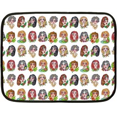 All The Petty Ladies Double Sided Fleece Blanket (mini)  by ArtByAng