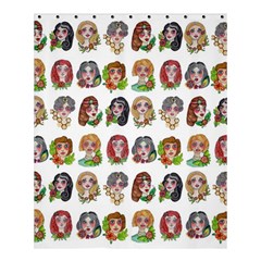 All The Petty Ladies Shower Curtain 60  X 72  (medium)  by ArtByAng