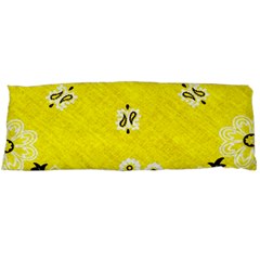 Grunge Yellow Bandana Body Pillow Case (dakimakura) by dressshop