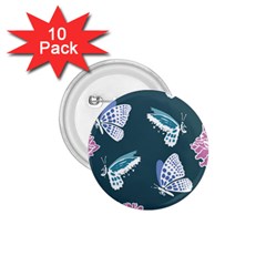 Butterfly  1 75  Buttons (10 Pack) by Hansue