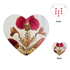 Holy Land Flowers 6 Playing Cards (heart) by DeneWestUK