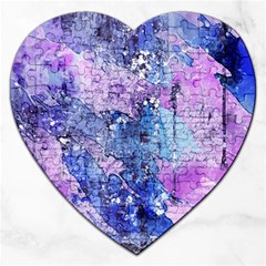 Background Art Abstract Watercolor Jigsaw Puzzle (heart) by Sapixe