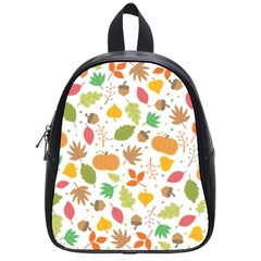 Thanksgiving Pattern School Bag (small) by Valentinaart