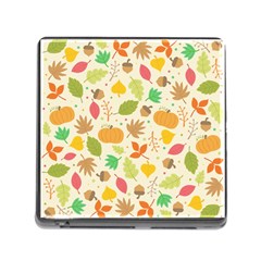 Thanksgiving Pattern Memory Card Reader (square 5 Slot) by Valentinaart