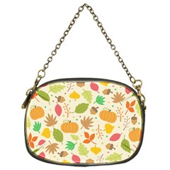 Thanksgiving Pattern Chain Purse (one Side) by Valentinaart