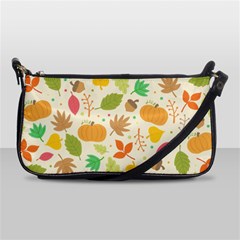 Thanksgiving Pattern Shoulder Clutch Bag by Valentinaart