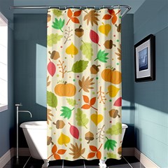 Thanksgiving Pattern Shower Curtain 36  X 72  (stall)  by Valentinaart