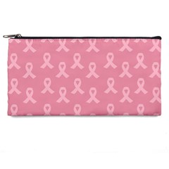 Pink Ribbon - Breast Cancer Awareness Month Pencil Cases by Valentinaart