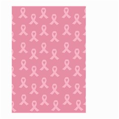 Pink Ribbon - Breast Cancer Awareness Month Small Garden Flag (two Sides) by Valentinaart