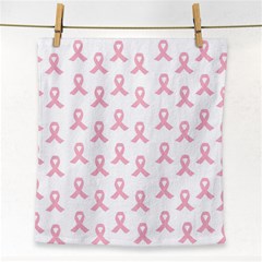 Pink Ribbon - Breast Cancer Awareness Month Face Towel by Valentinaart