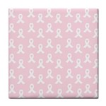 Pink Ribbon - breast cancer awareness month Tile Coasters Front