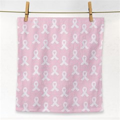 Pink Ribbon - Breast Cancer Awareness Month Face Towel by Valentinaart