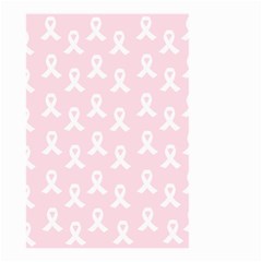 Pink Ribbon - Breast Cancer Awareness Month Small Garden Flag (two Sides) by Valentinaart