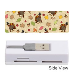 Thanksgiving Turkey Pattern Memory Card Reader (stick) by Valentinaart