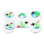 Fishbowl Fish Goldfish Water Dog Tag Bone (Two Sides) Front