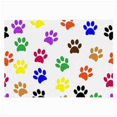 Pawprints Paw Prints Paw Animal Large Glasses Cloth by Wegoenart