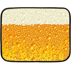 Bubble Beer Double Sided Fleece Blanket (mini)  by Wegoenart