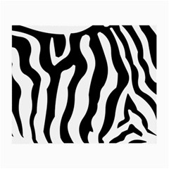 Zebra Horse Pattern Black And White Small Glasses Cloth (2-side) by picsaspassion