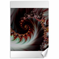 Digital Fractal Fractals Fantasy Canvas 24  X 36  by Wegoenart