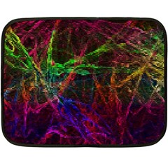 Background Abstract Cubes Square Fleece Blanket (mini) by Wegoenart