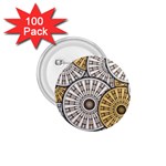 Gears Round Header Banner Cog 1.75  Buttons (100 pack)  Front