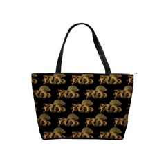 Dragon Motif Print Pattern Classic Shoulder Handbag by dflcprintsclothing