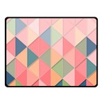 Background Geometric Triangle Double Sided Fleece Blanket (Small)  45 x34  Blanket Front