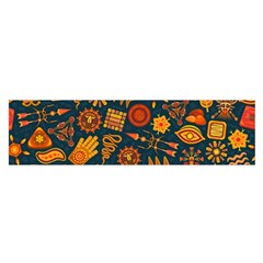 Pattern Background Ethnic Tribal Satin Scarf (oblong) by Pakrebo