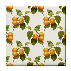 Apricot Fruit Vintage Art Tile Coasters by Pakrebo