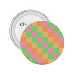 Checkerboard Pastel Squares 2 25  Buttons by Pakrebo