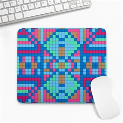 Checkerboard Squares Abstract Large Mousepads by Pakrebo